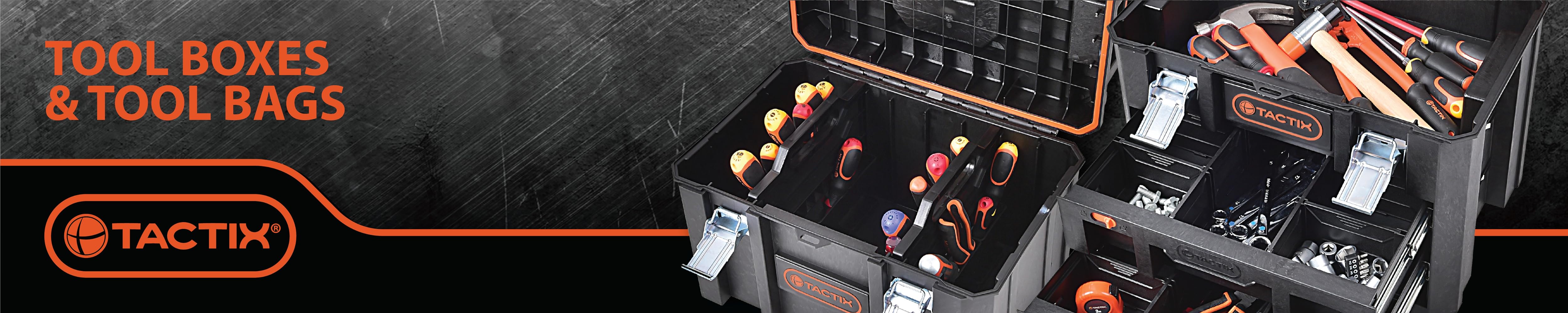 Tactix Tool Boxes and Tool Bags