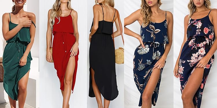 pink sundress womens