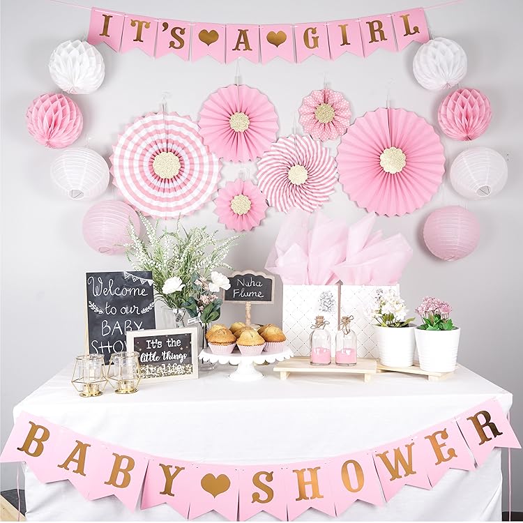 amazon girl baby shower decorations