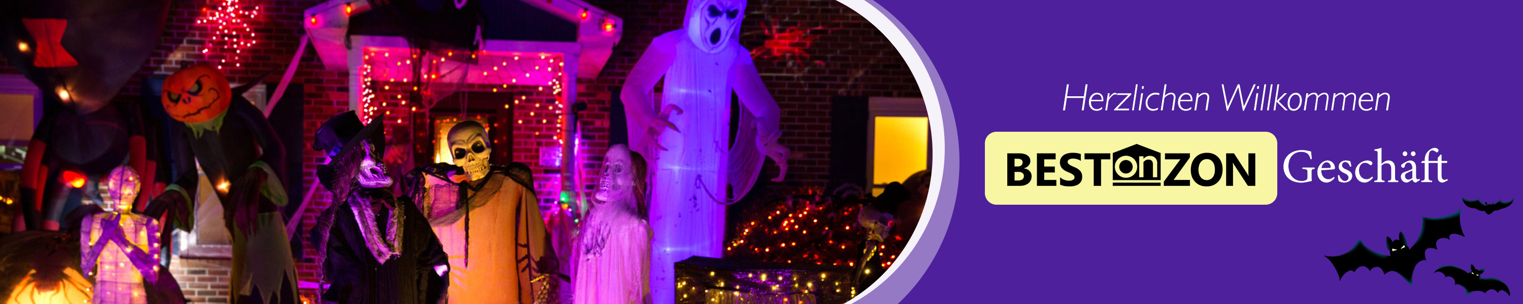 BESTonZON Halloween Schild - Verfallenes Warnschild Für Gruselpartys Und Gartendeko