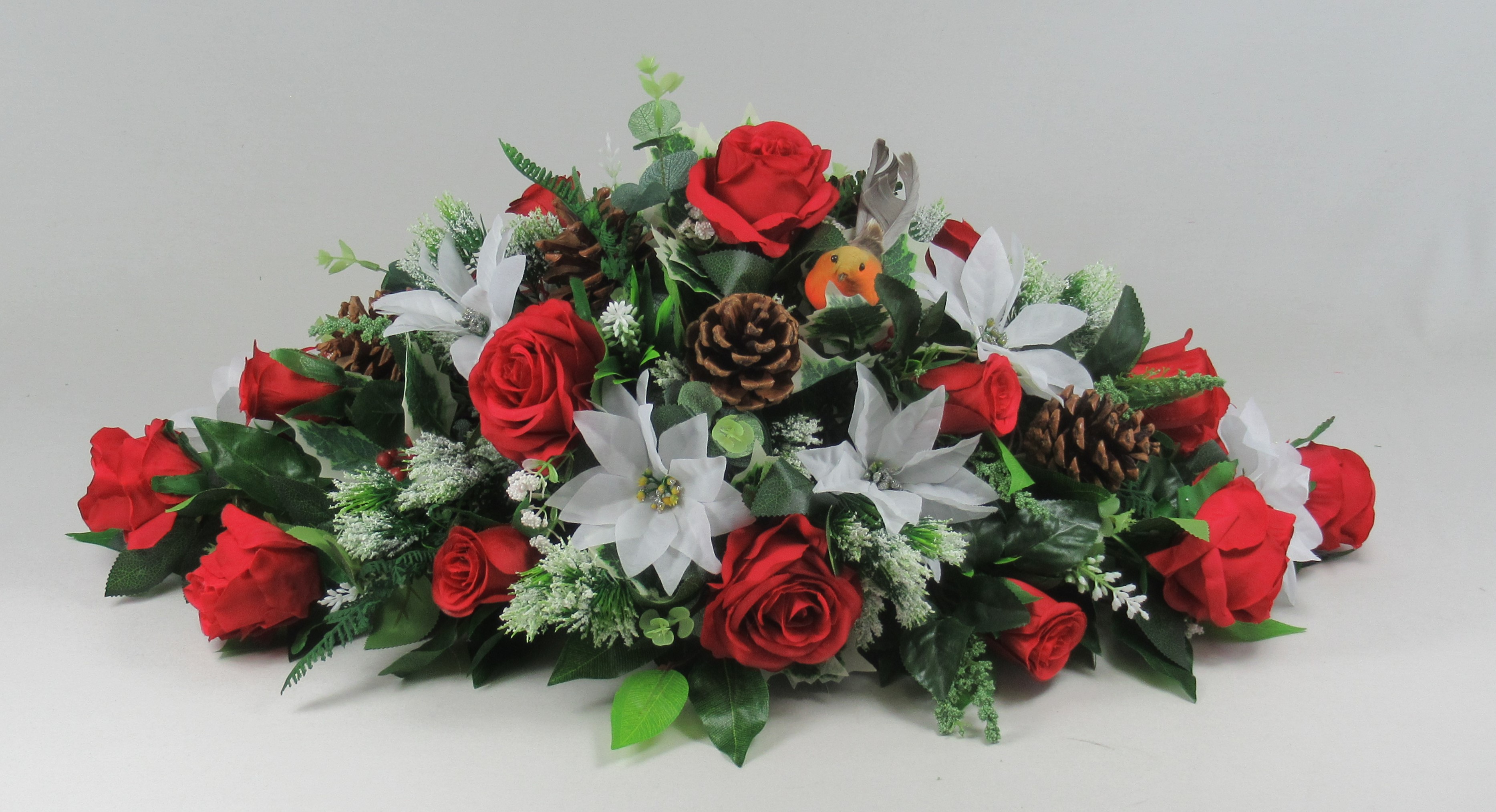 Amazon.co.uk Just Because Silk Flowers Christmas Grave Flowers