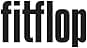 Large black text spelling 'fitflop' on a white background, appearing to be a logo or brand name.