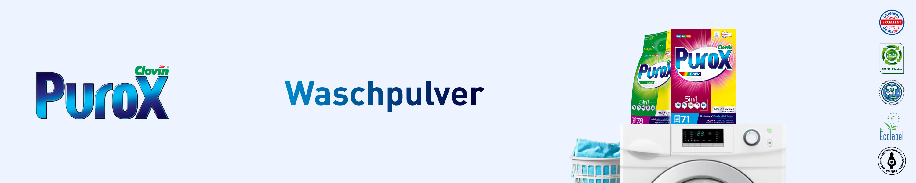 Amazon.de Clovin Purox Waschpulver