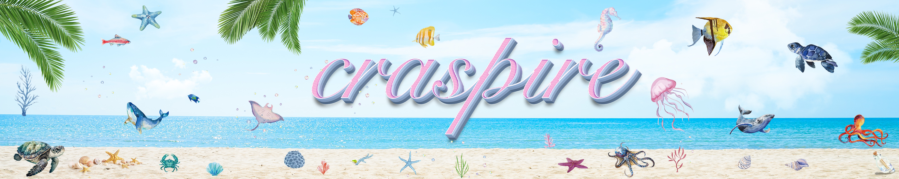 CRASPIRE Summer Wall Decals