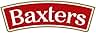 Baxters logo featuring red curved banner with white text against a light background.