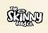 Logo displaying 'THE SKINNY food co.' in black text on beige background.