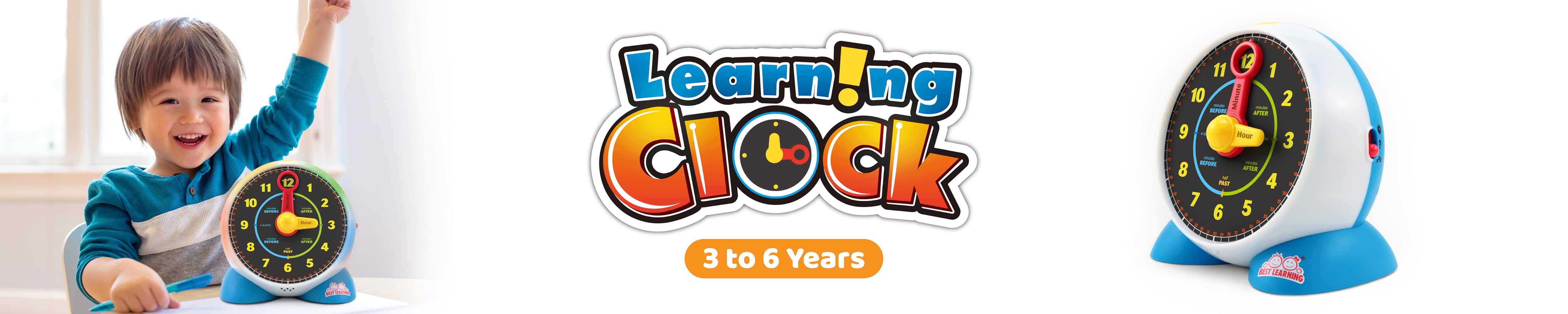 Amazon.fr BEST LEARNING Learning Clock (36y)