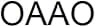 White background with black text 'OAAO' in large, bold letters centered in the image.