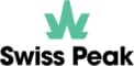 Logo featuring a stylized green 'W' above the text 'Swiss Peak' in black letters on a white background.
