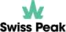 Logo featuring a stylized green 'W' above the text 'Swiss Peak' in black letters on a white background.