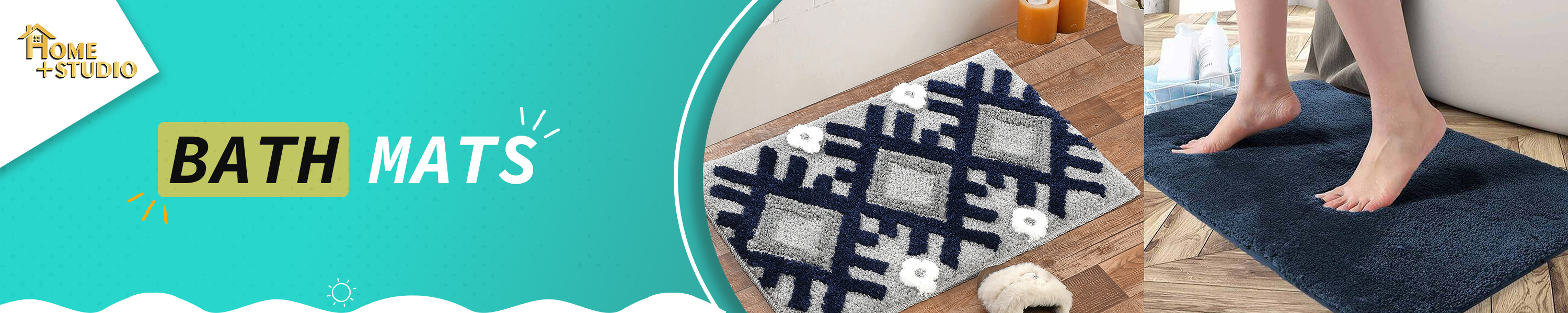 Amazon.in HOME + STUDIO Bath Mats