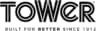 Tower logo in bold, stylized black text. Tagline reads 'BUILT FOR BETTER SINCE 1912' below the main logo.