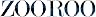 Stylized text logo displaying 'ZOOROO' in large letters. 'ZOO' is in a teal color, while 'ROO' is in black.