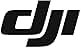 Logo nero con lettere minuscole stilizzate «dji» con un caratteristico design angolare