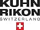 Logo featuring bold black text "KUHN RIKON" with "SWITZERLAND" underneath. A red square with white Swiss cross symbol is centered below.