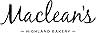 Maclean's Highland Bakery logo in cursive black text on white background.
