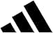 Un logotipo geométrico negro que consiste en tres barras diagonales ascendentes sobre un fondo blanco, que se asemeja a una forma simplificada de montaña o escalera