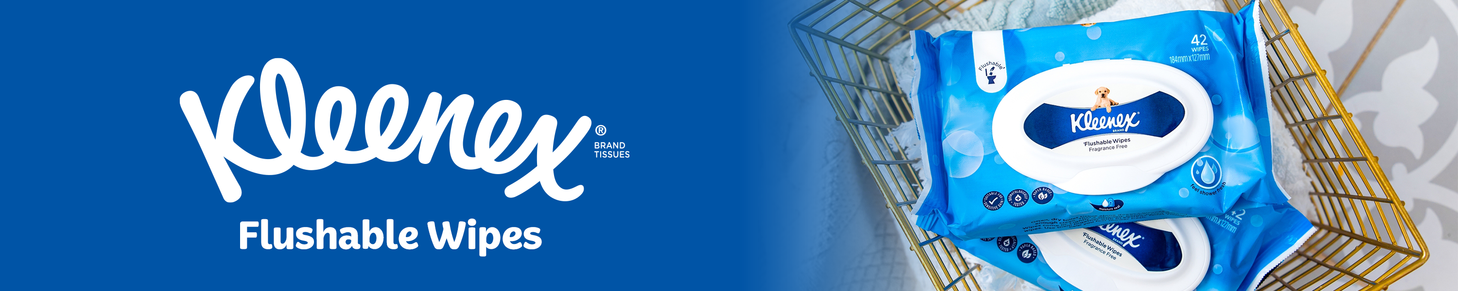 Kleenex Australia Flushable WIpes