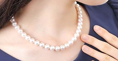 ⭐︎れん⭐︎あこや本真珠ネックレス アコヤ本真珠ネックレス あこや真珠 5.9-6.5mm珠 SILVER刻印