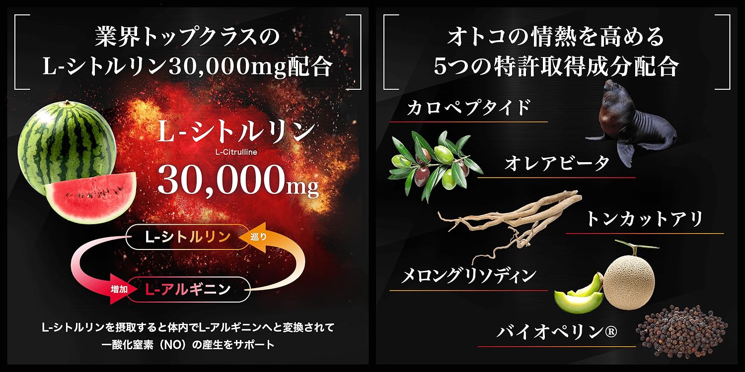 1週間限定★プレミアム精活サプリとDOGMA88  セット販売 Amazon | シトルリン 30,000mg 亜鉛 マカ 5大特許取得成分配合
