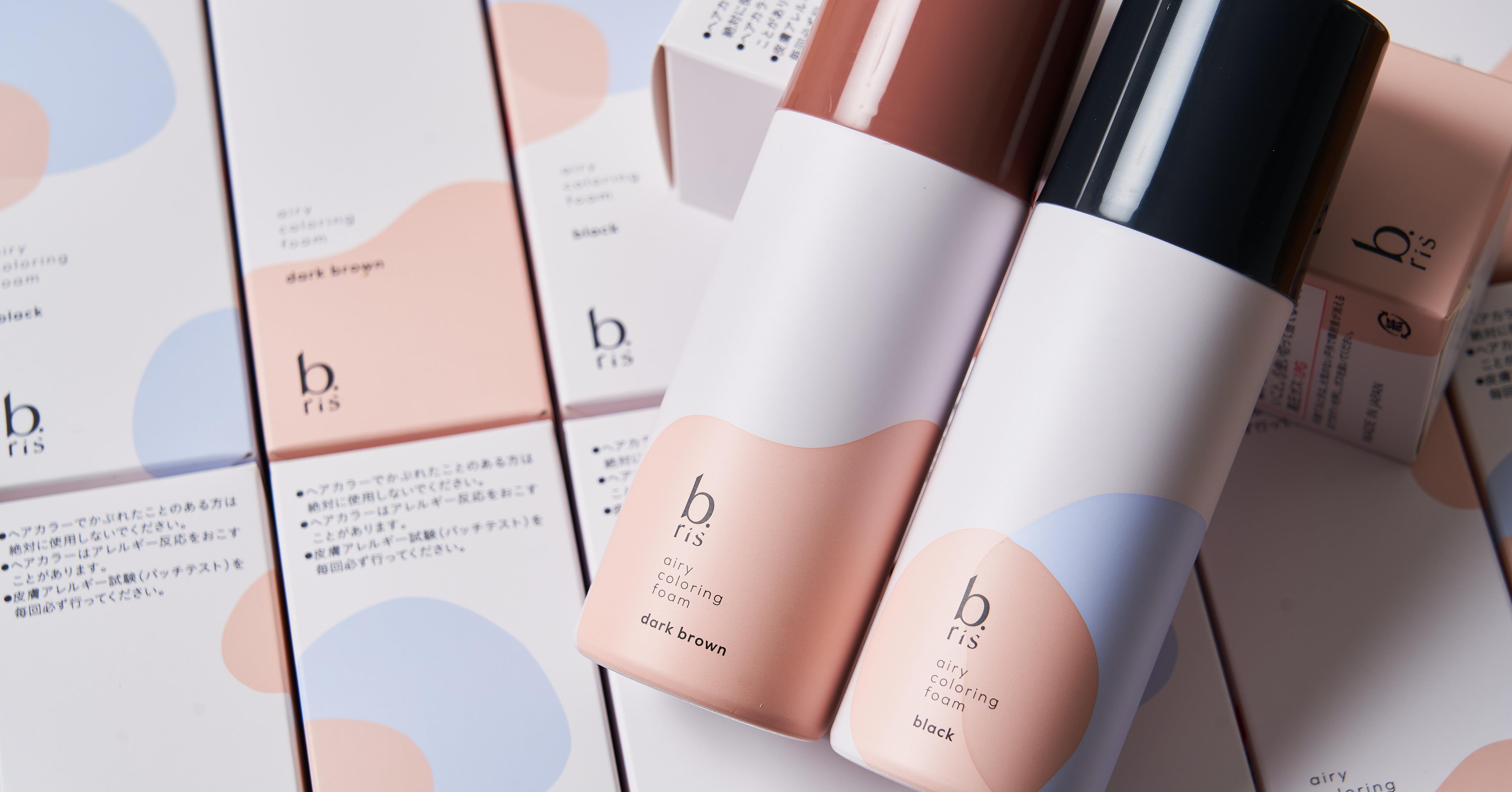 エアリーカラーリングフォーム3個 b.ris airy coloring foam