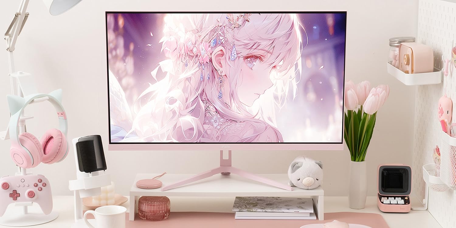 【新品未使用】ピクシオPixio モニター ピンク Amazon.co.jp: Pixio PX278 WAVE Pastel Pink ゲーミング
