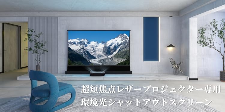 Amazon.co.jp: VIVID STORM SINCE 2004: 床置き式電動スクリーン