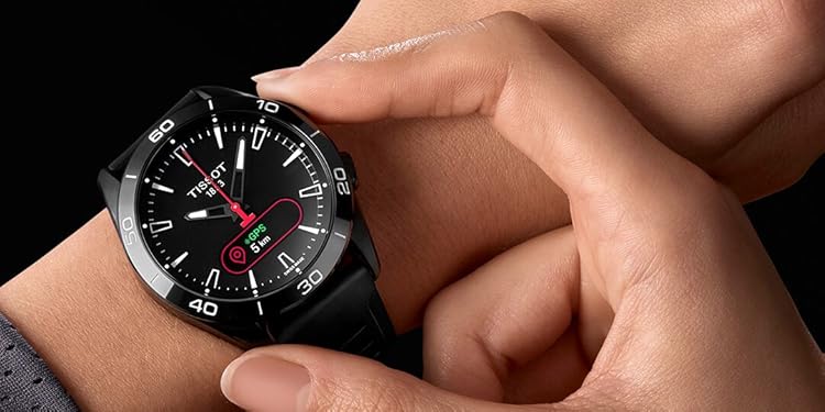 最終価格気持ち下げ　訳有　TISSOT　ティソ　純正赤バンド付き　チタン ティソ ジェントルマン オートマティック オープンハート 日本