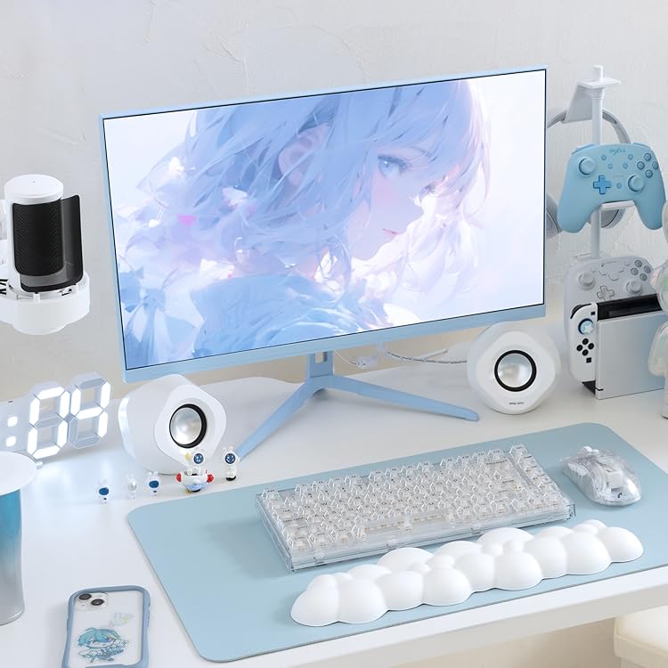 【お値下げしました‼️】Pixio ディスプレイ 本体 ブルー PX248WAVEB / パステルブルー | 23.8インチ 200Hz FHD FastIPS