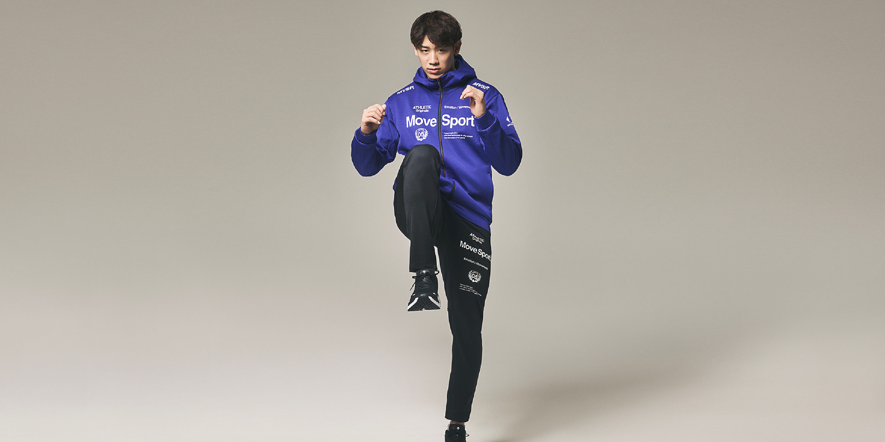 Move Sport スウェット ムーブスポーツ MOVESPORT 【Numberコラボ｜ACTIVE SUITS】2FACE