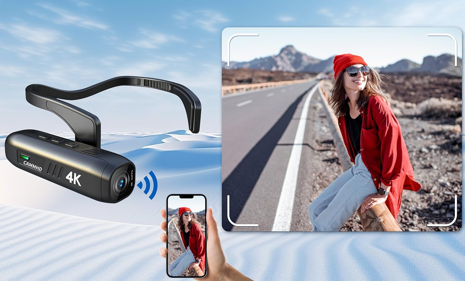 CAMMHD C2-32G ビデオカメラ 4K ボディカメラ 2200mAh 買っては