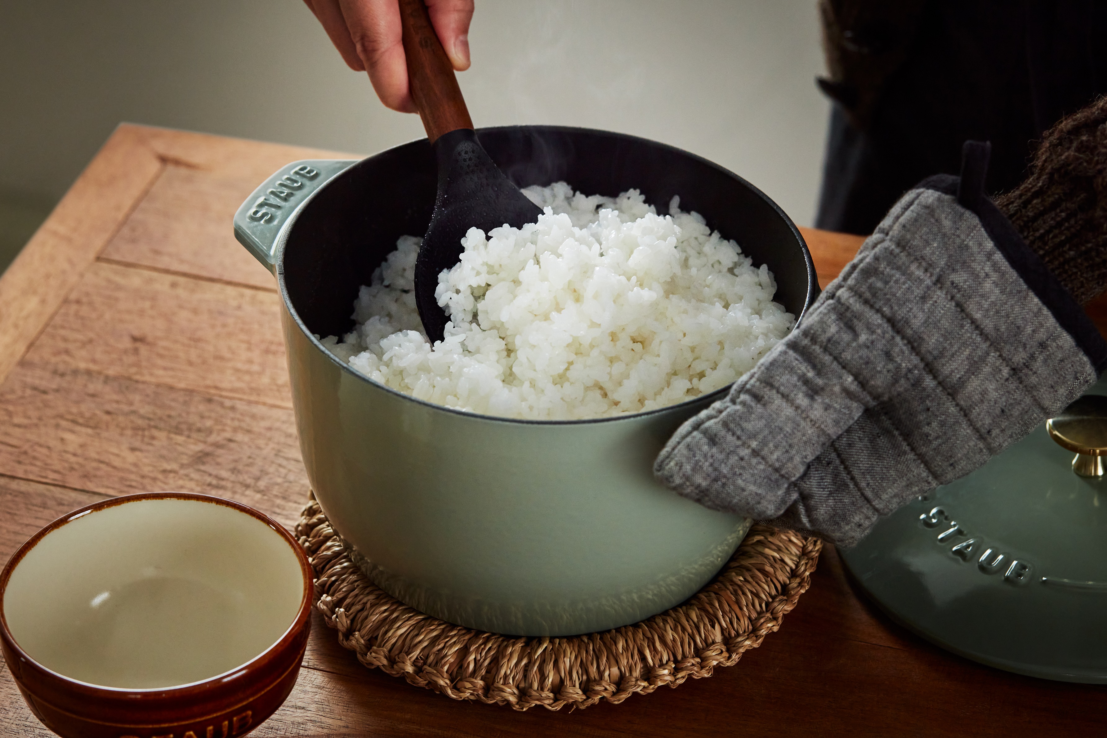 飯旨⭐️【希少】ストウブ　ココットご飯M ミント 楽天市場】【箱傷み品】ストウブ ラ ココット デ ゴハン ミント