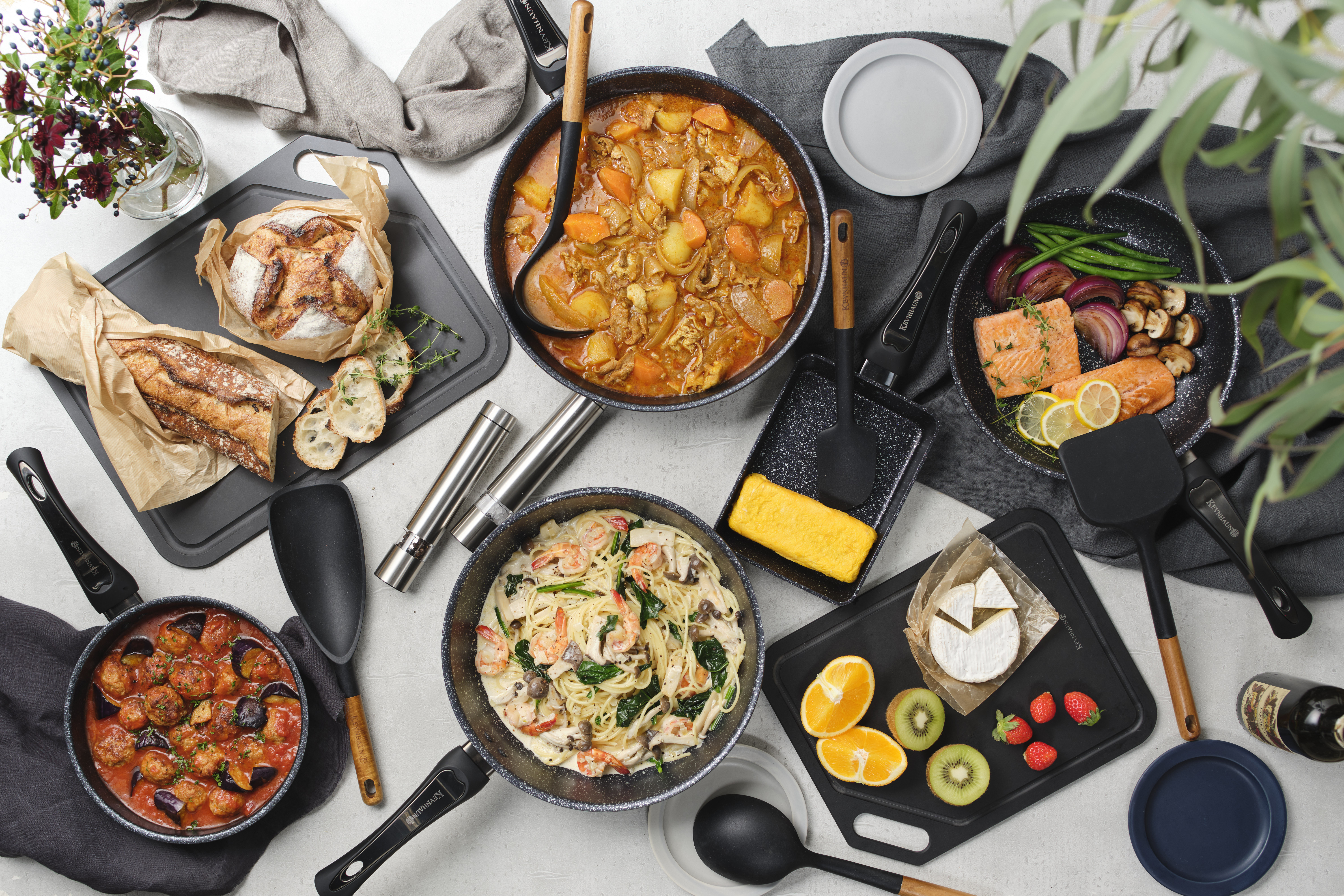 Amazon.co.jp: KEVNHAUN: ジェットブラックフライパン