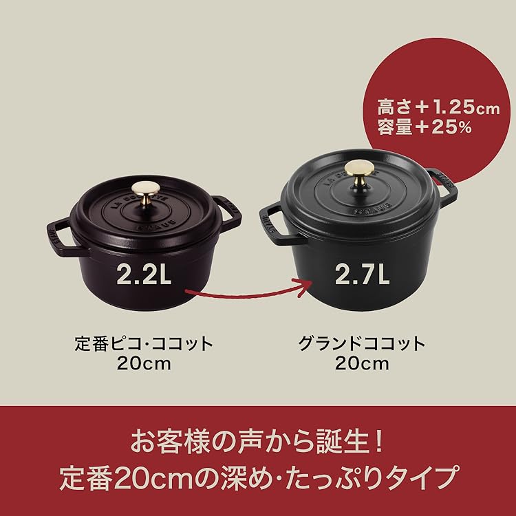 絶対お徳‼️ レアな深型‼️ストウブ 24cm グランド ココット お買い得 鉄鍋 絶対お徳‼️ レアな深型‼️ストウブ 24cm グランド ココット