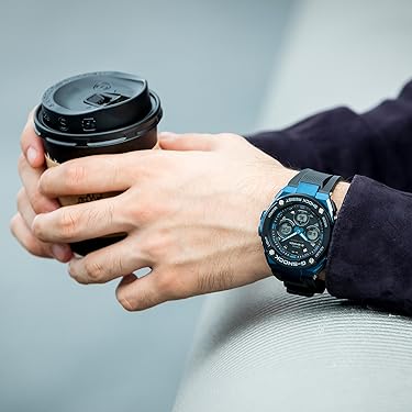 極美品 箱説付 G-SHOCK GST-W130C Gスチール 電波ソーラー 極美品】CASIO G-SHOCK GST-W130 電波ソーラー メンズ箱付