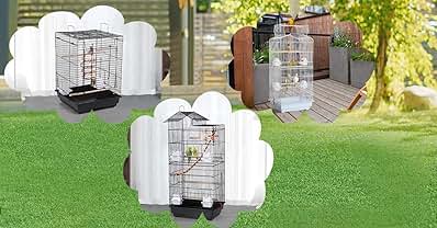 鳥かご アンティーク風 高さ142cm 金属 × 木製 ペイント ガーデニング 鳥かご アンティーク風 高さ142cm 金属 × 木製 ペイント