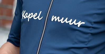 サイクルジャージ　 長袖ヘザーコンビ　オレンジ　KAPELMUUR　Mサイズ サイクルジャージ 長袖ヘザーコンビオレンジKAPELMUURMサイズ