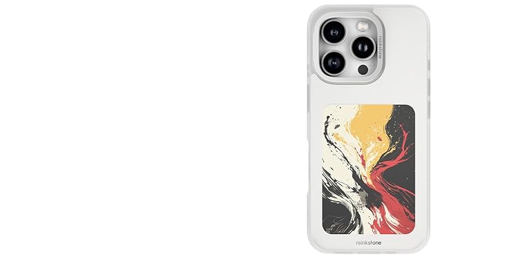 ReinkCase X1 6色スクリーン　iphone16PM ホワイト ReinkCase 6-color Screen X1- iPhone 16 Pro Max Case