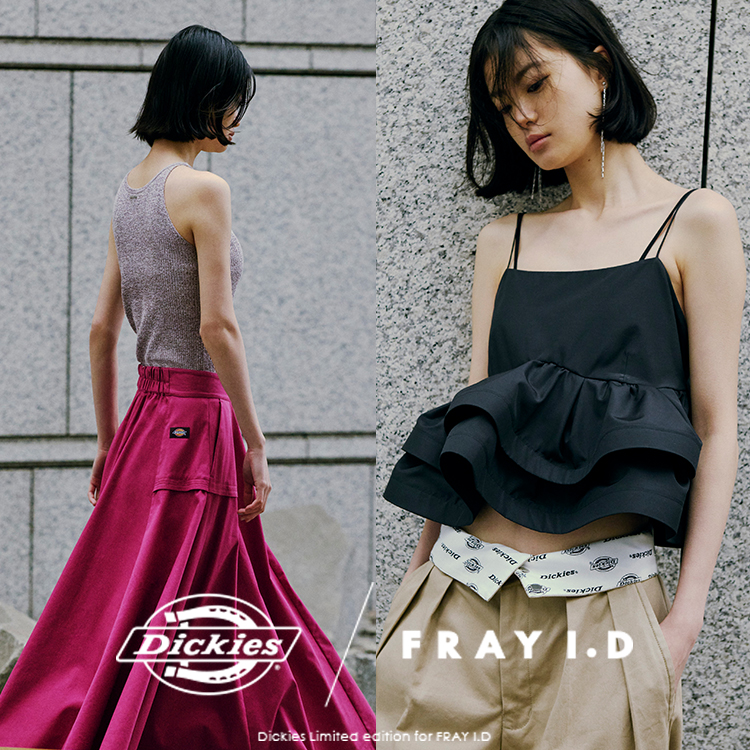 FRAY I.D - anna ♡ バイカラースキッパーポロニットワンピース(ニットワンピース
