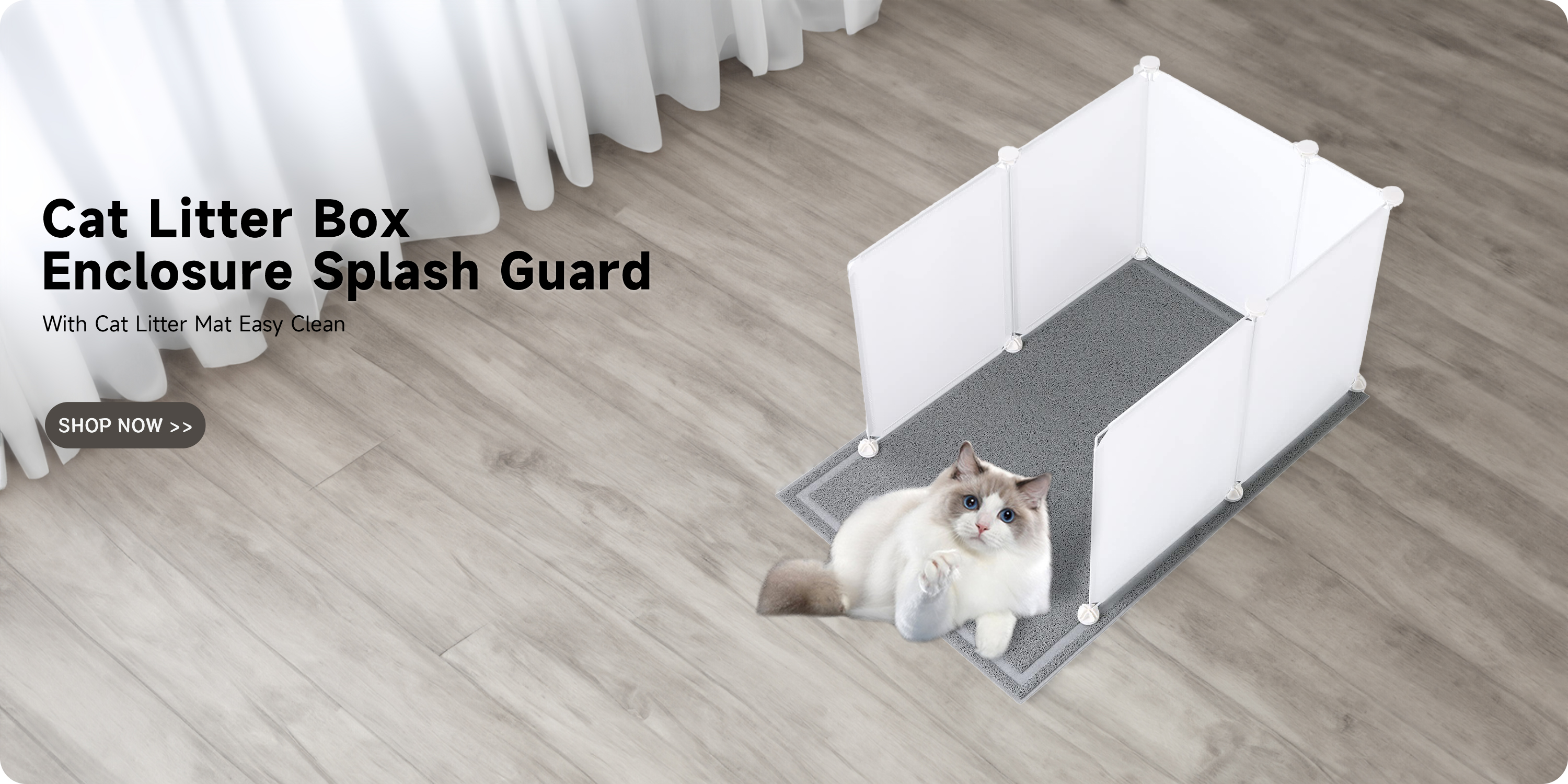 PET PRODUCTS LITTER BOX ENCLOSURE
