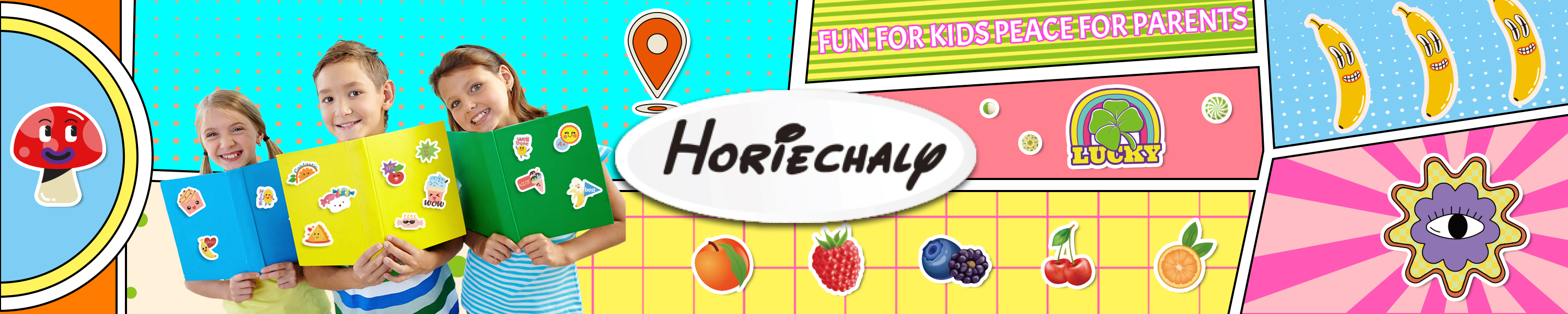 HORIECHALY SCRATCH AND SNIFF STICKERS