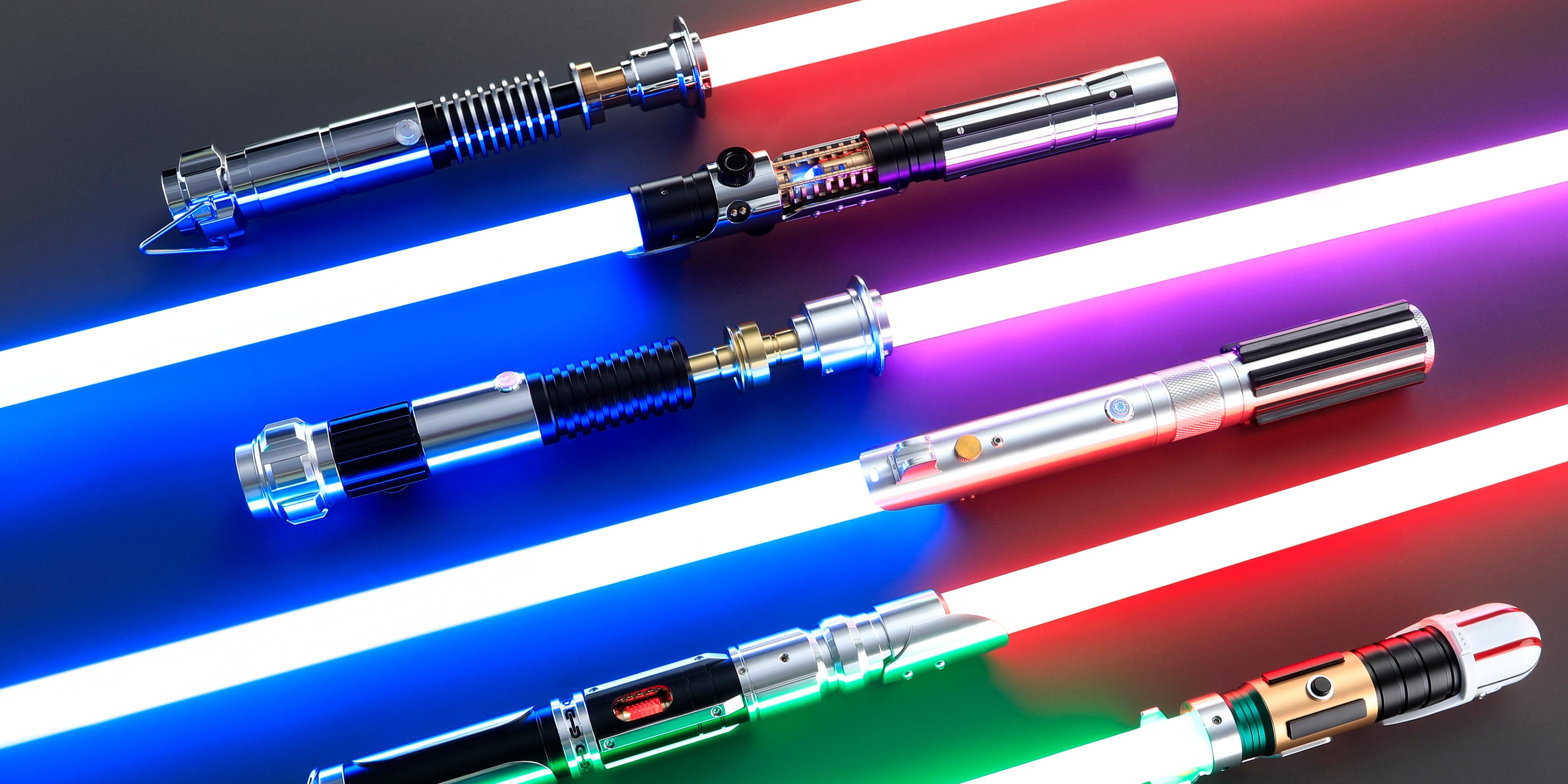 DAMIENSABER 青と赤のライトセーバー DAMIENSABER 青と赤のライトセーバー DAMIENSABER 青と赤の