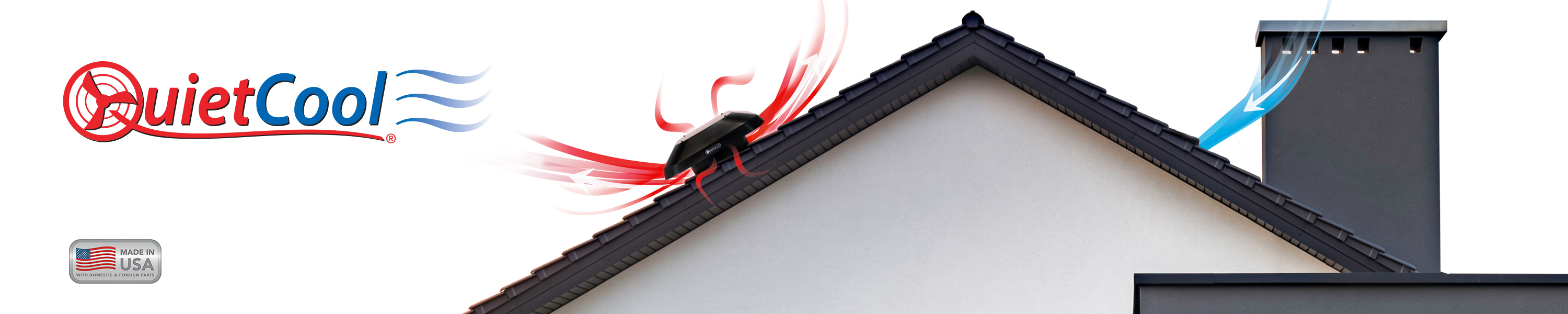 QuietCool Smart Attic Roof Mount Fans