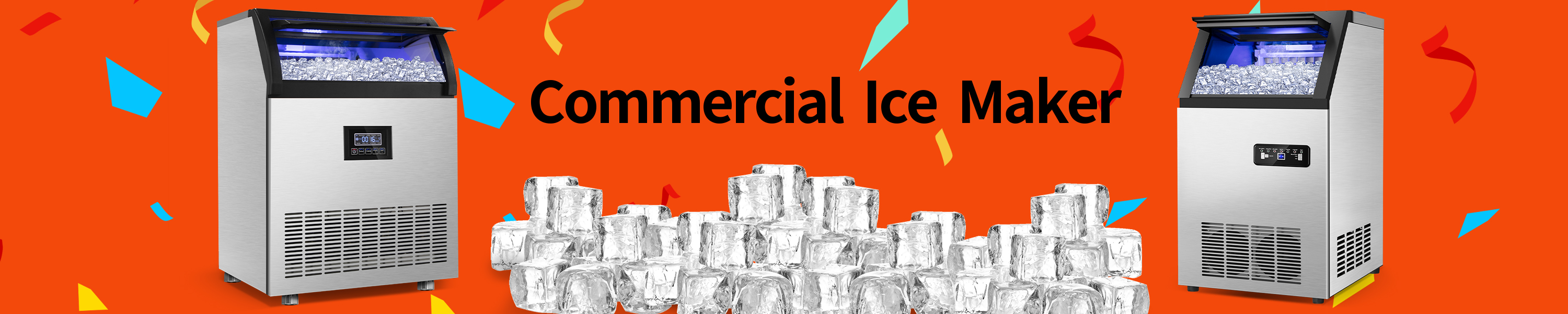 Hothope Commercial Ice Maker