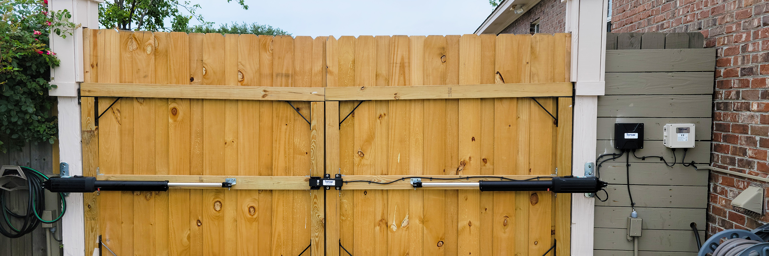 ストームゲート II 15Ｐ Double Folding Gate Kit - Composite & PVC Fencing - Ezfence