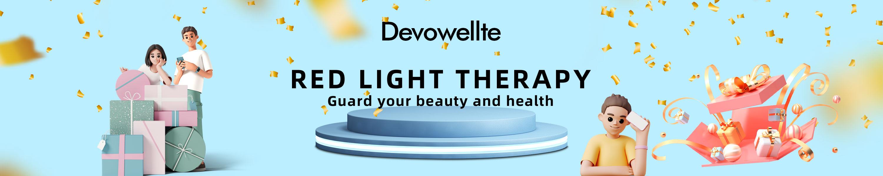 Devowellte RED LIGHT THERAPY LAMP