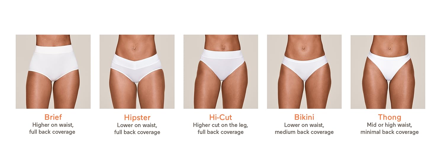 パンツ UNDERWEAR MANNISH HALF PT No Pinching, No Problems® Seamless Hipster Panty – Warners