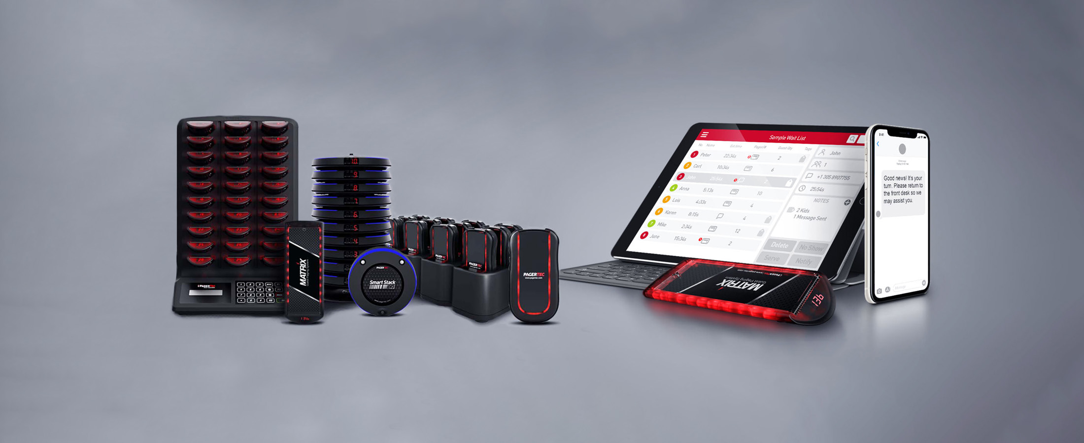 PAGERTEC Guest Pagers