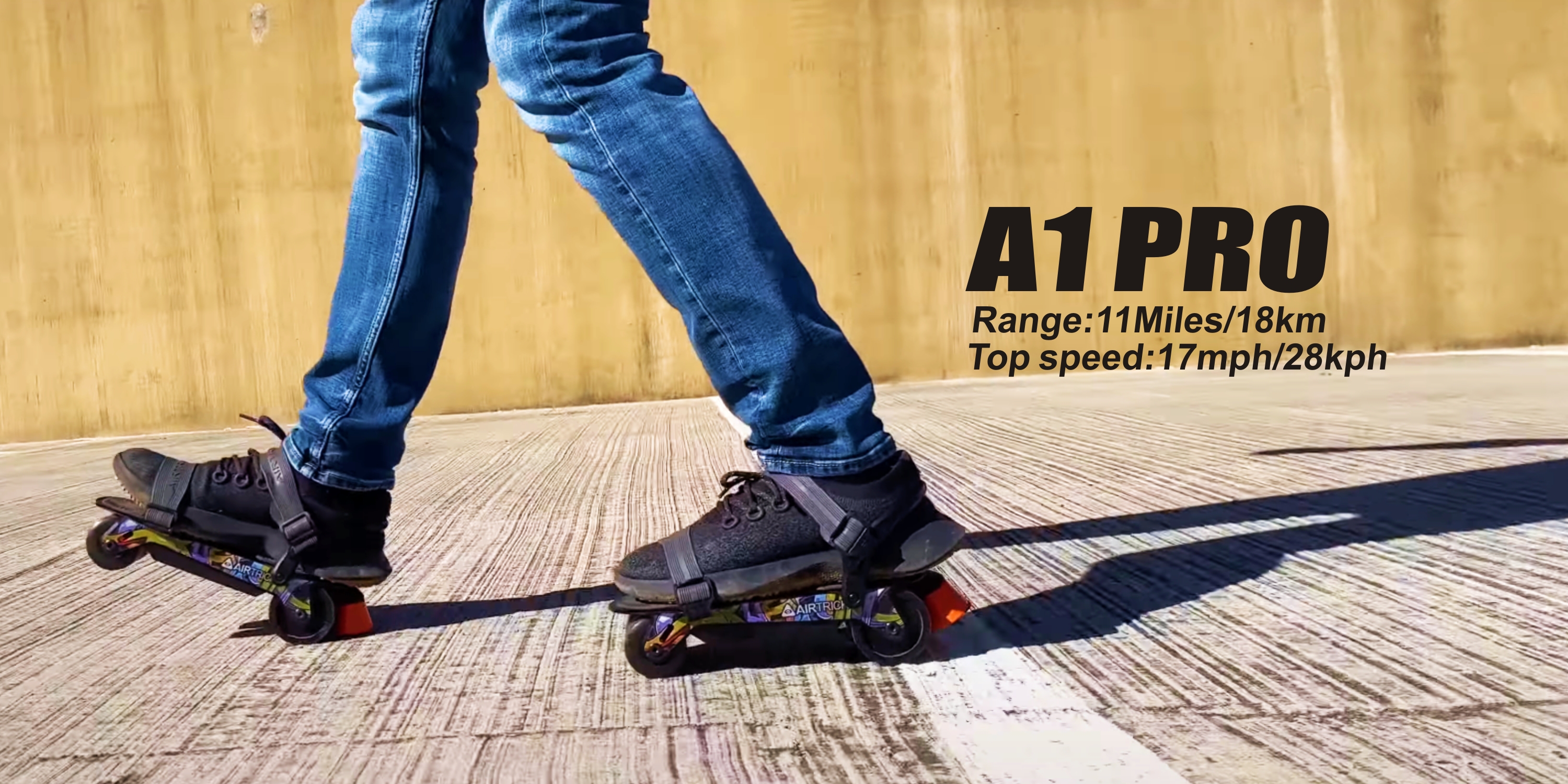 ★☆AIRTRICK☆★ 電動ローラースケート　A1-Pro 世界最小・最速の電動ローラースケート「AIRTRICK」 【最高時速28km
