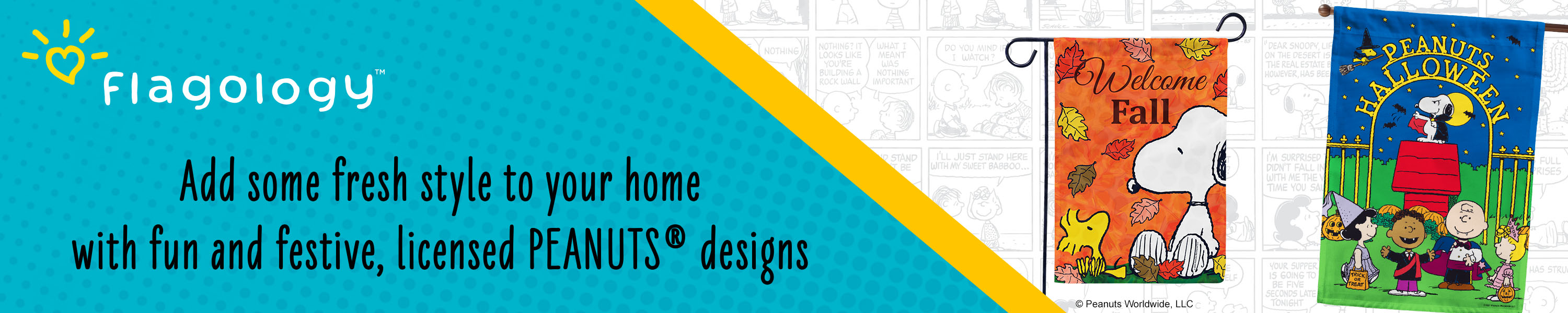 Flagology Peanuts Back to School